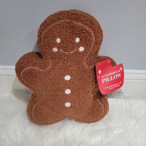 Gingerbread Throw Pillow